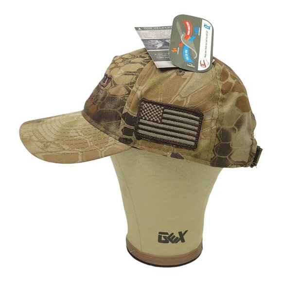 Galloway Kryptek Highlander Camo Pattern Strapback Cap Trucker Hunter Hat NEW - Picture 8 of 12